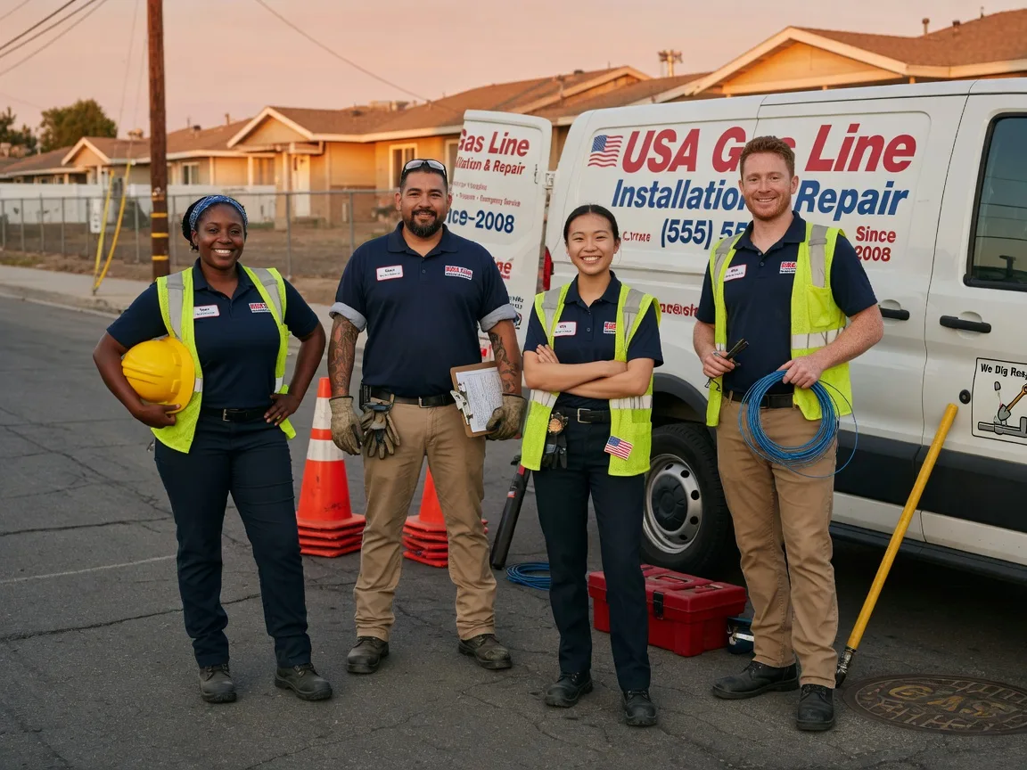 Gas Line Installation company in Belgium, WI